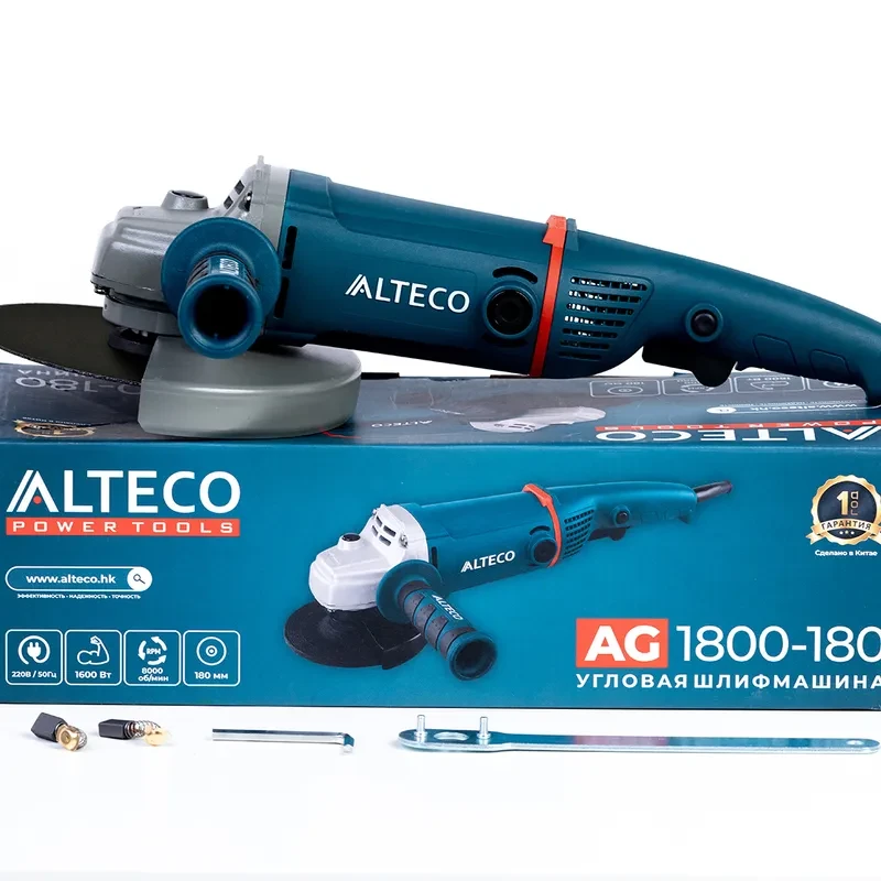 Угловая шлифмашина ALTECO AG 1800-180 - фото 8 - id-p111622834