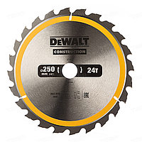 Диск пильный по дереву DeWALT CONSTRUCTION DT1956 250*30-24Т