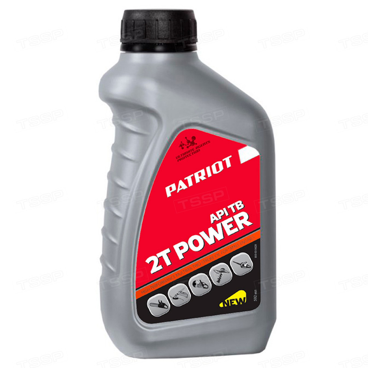 Масло минеральное PATRIOT POWER ACTIVE 2T 0.5л 850030628 - фото 1 - id-p111629835