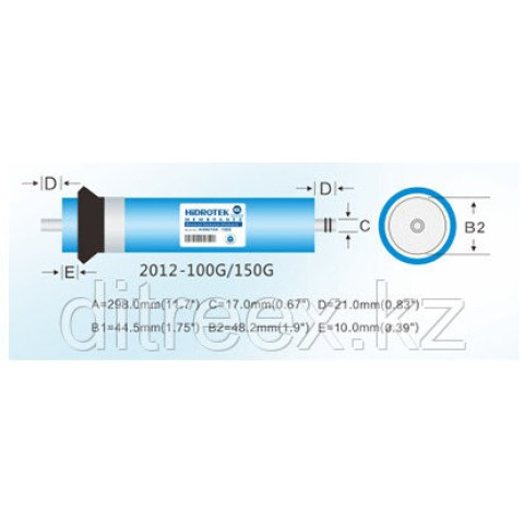 Мембрана Обратного Осмоса (Reverse Osmosis) Hidrotek 150 G (2012) - фото 3 - id-p111630891