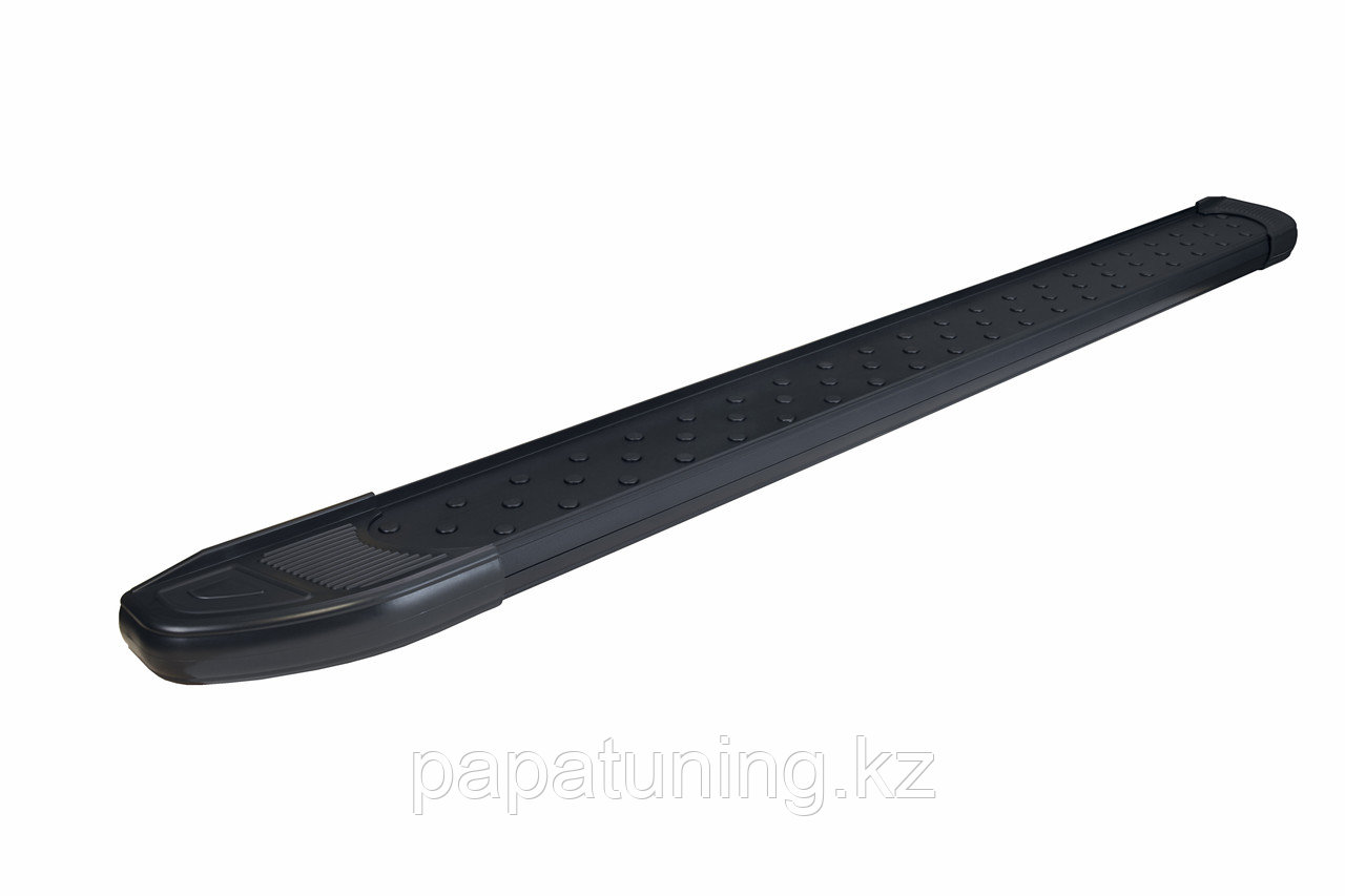 Пороги алюминиевые Slitkoff "Standart Black" 1250 черные Lada Niva 4x4 Urban 3D (2014-) - фото 4 - id-p111050196