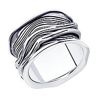 Кольцо из серебра SOKOLOV 95010195 чернение