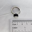 Серебряное кольцо  Фианит  Керамическое покрытие Aquamarine 68567А.5 покрыто  родием коллекц. Neo, фото 6