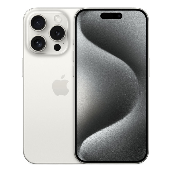 Apple iPhone 15 Pro 256 GB (White Titanium / Белый титан) - фото 1 - id-p111633241