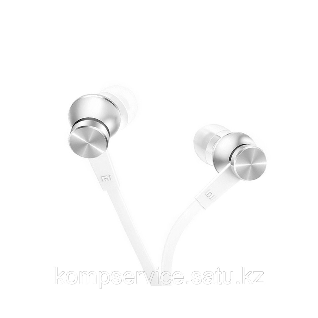 Наушники Xiaomi Mi Earphones Basic Серебристый - фото 1 - id-p111634609