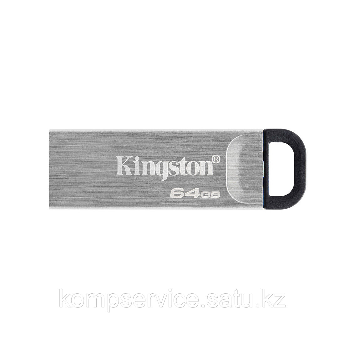 USB-накопитель Kingston DTKN/64GB 64GB Серебристый - фото 2 - id-p111636373