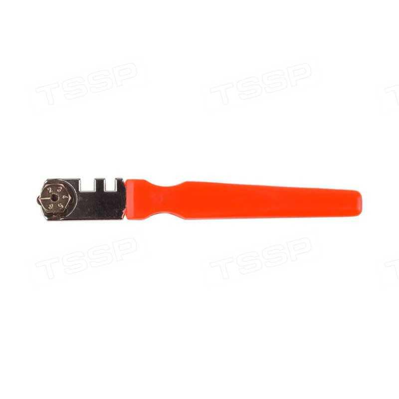 Стеклорез 6-ти роликовый ЗУБР Мастер с пластиковой ручкой 33636