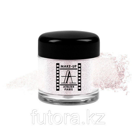 Рассыпчатая перламутровая пудра "Make Up Atelier - Pearl Powder - Holographic White Pink".