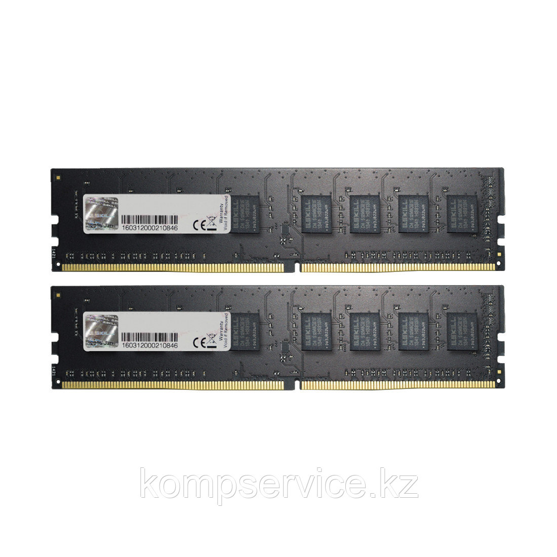 Комплект модулей памяти G.SKILL F4-2400C17D-16GNT DDR4 16GB (Kit 2x8GB) 2400MHz - фото 1 - id-p111639475