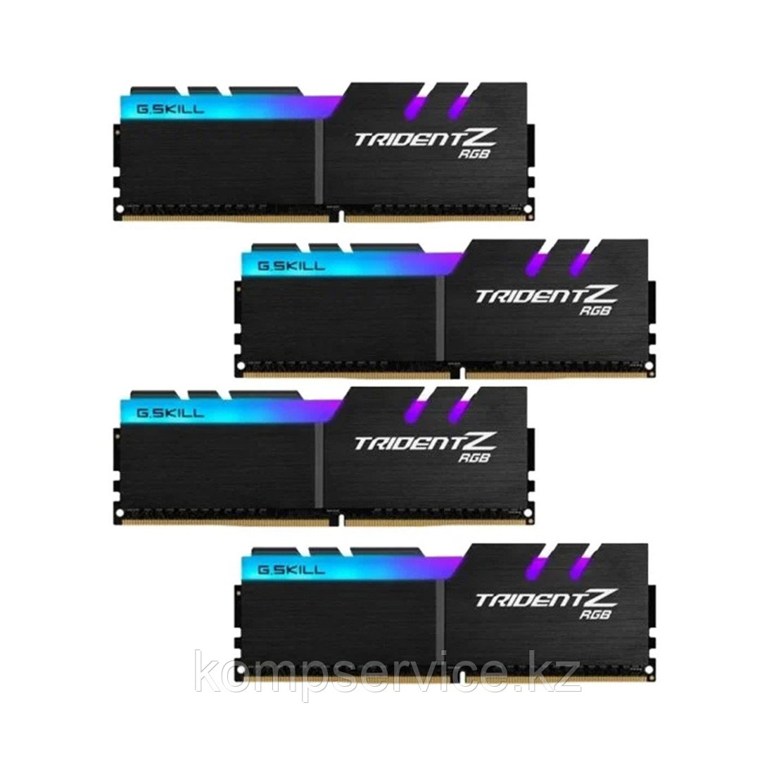 Комплект модулей памяти G.SKILL TridentZ RGB F4-3600C19Q-32GTZRB DDR4 32GB (Kit 4x8GB) 3600MHz - фото 2 - id-p111639702
