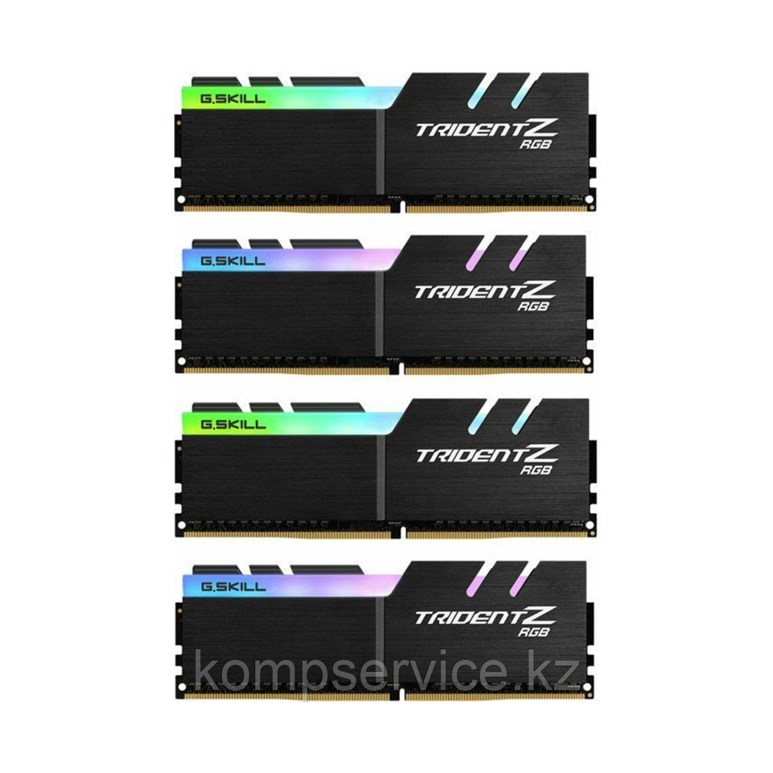 Комплект модулей памяти G.SKILL TridentZ RGB F4-3600C18Q-64GTZR DDR4 64GB (Kit 4x16GB) 3600MHz - фото 3 - id-p111639705
