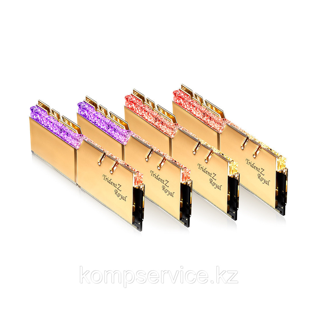 Комплект модулей памяти G.SKILL TridentZ Royal F4-3600C18Q-128GTRG DDR4 128GB (Kit 4x32GB) 3600MHz - фото 1 - id-p111639718