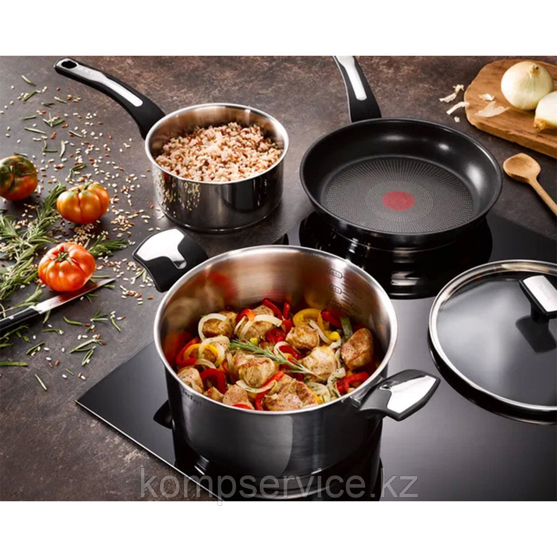 Кастрюля Tefal Emotion E3014524 20см 3л - фото 2 - id-p111640204