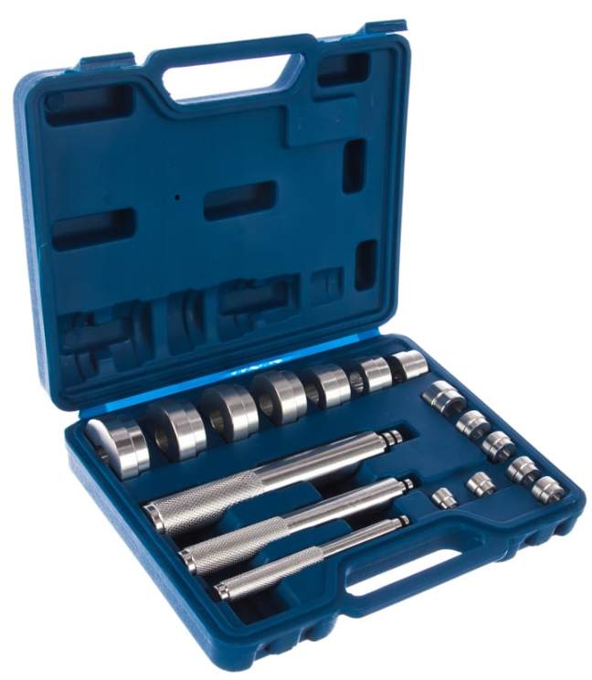 Набор оправок для установки подшипников, сальников 17пр. VR50147, фото 1