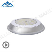 Прожектор AISI 304 накладной светодиодный для бассейнов (под лайнер/ бетон)