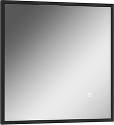 Зеркало GRAFFO 600х600 мм с подсветкой Графит ДОМИНО
