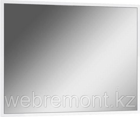 Зеркало GRAFFO 800х600 мм с подсветкой Белый Глянец ДОМИНО