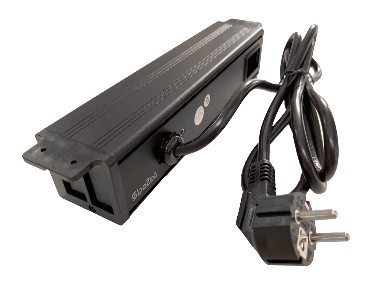 Shelbi Настольный накладной блок на 3 розетки 200B, USB, Type-C, RJ45, HDMI, чёрный - фото 8 - id-p111278455