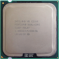 Процессор Intel Pentium Dual Core E2180, 2.00GHz/LGA-775/800MHz/65nm/Allendale/1 Mb L2 Cache/EM64T