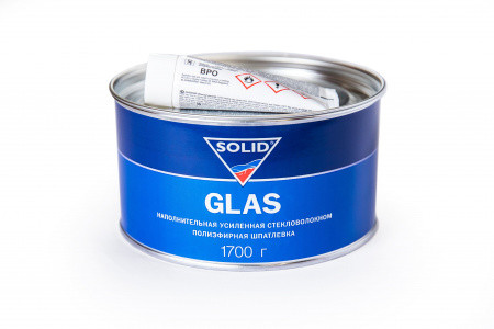 Шпатлевка Glas Solid с отвердителем 1.7 кг