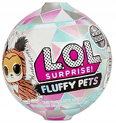 LOL Surprise - Пушистый Питомец в шарике "Зимнее диско", Fluffy Pets (Оригинал), ЛОЛ Сюрприз