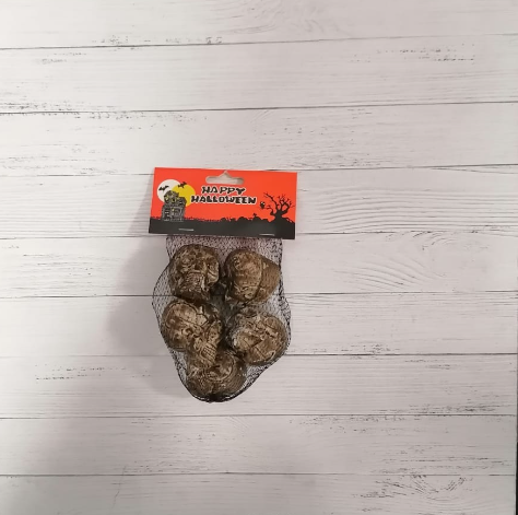 Череп в сетке украшение на Хэллоуин (Halloween) 5 шт, фото 1