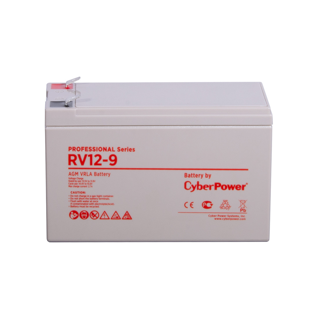 Аккумуляторная батарея CyberPower RV12-9 12В 9 Ач - фото 2 - id-p111649929