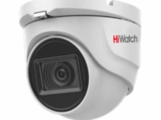 AHD камера HiWatch купольная DS-T503A 2.8mm 5MPX(звук)