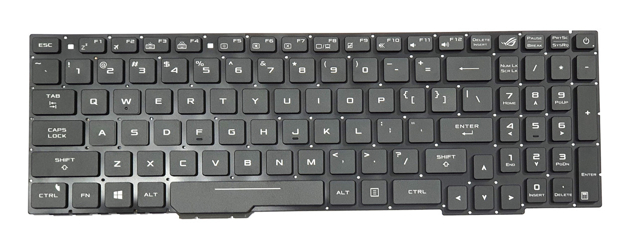 Клавиатура для ноутбука Asus ROG Strix GL753 с подсветкой ENG - фото 2 - id-p76836211