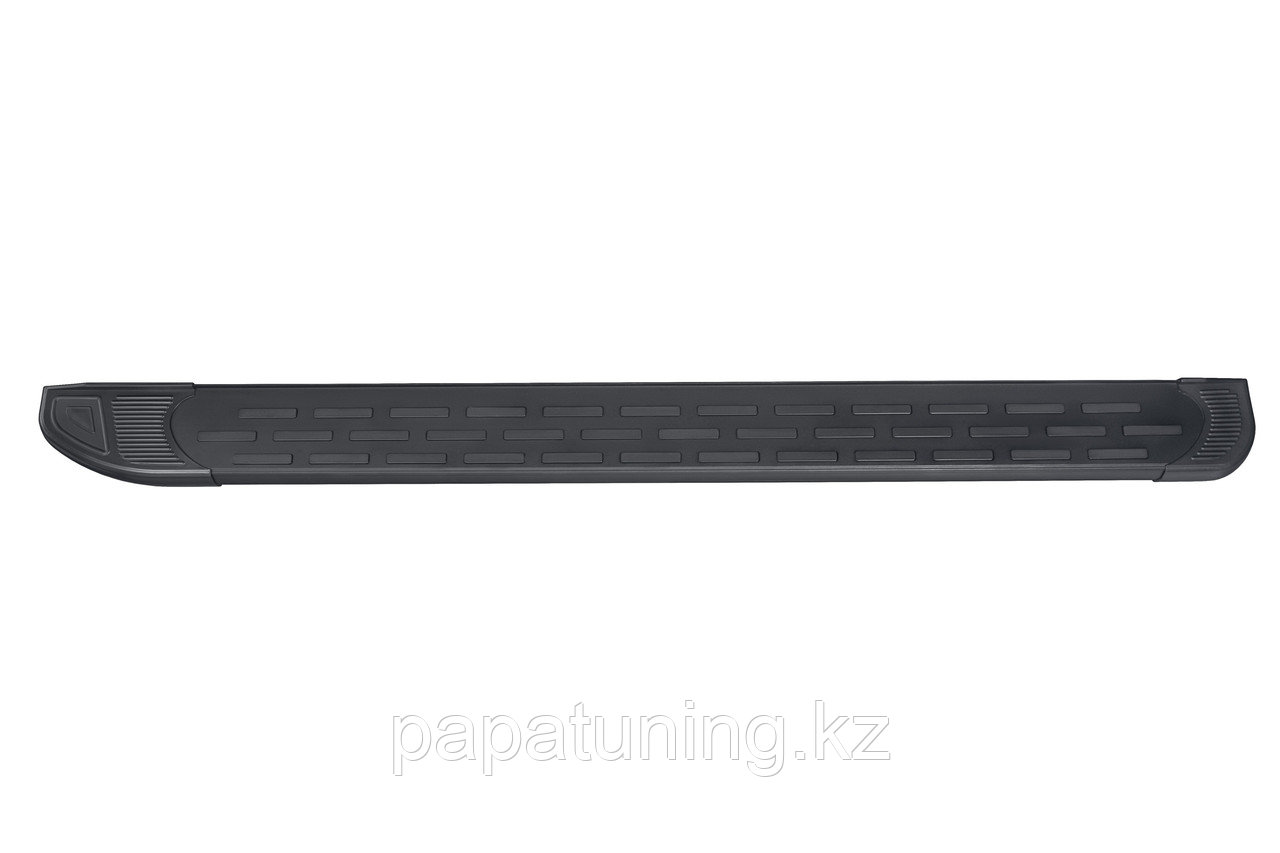Пороги алюминиевые Slitkoff "Premium Black" 1600 черные Lifan X60 (2011-2015) - фото 3 - id-p111050325