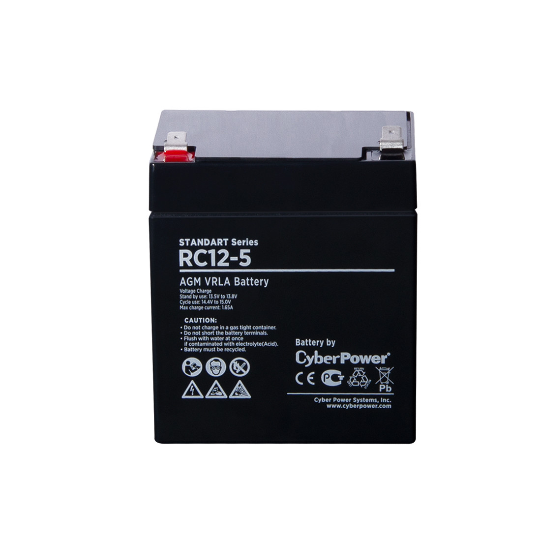 Аккумуляторная батарея CyberPower RC12-5 12В 5 Ач - фото 2 - id-p111655601