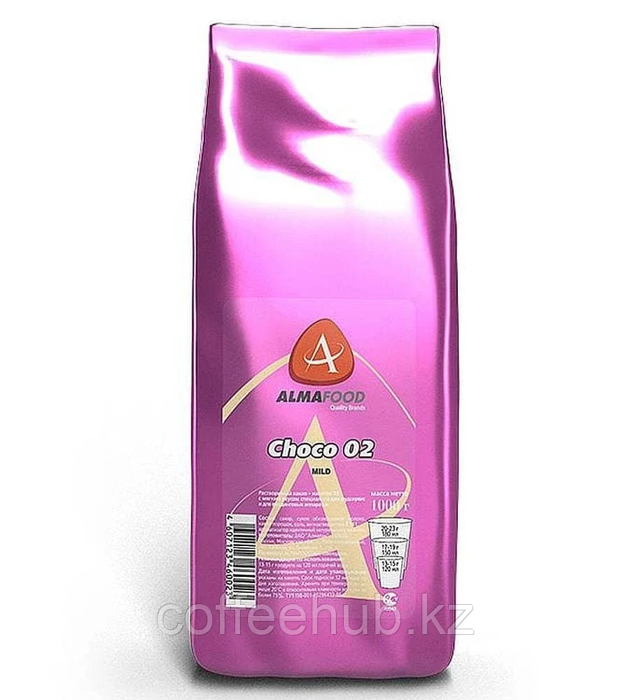 Шоколад Almafood "Choco 02 MILD" для вендинга (1000 гр) - фото 2 - id-p111648167