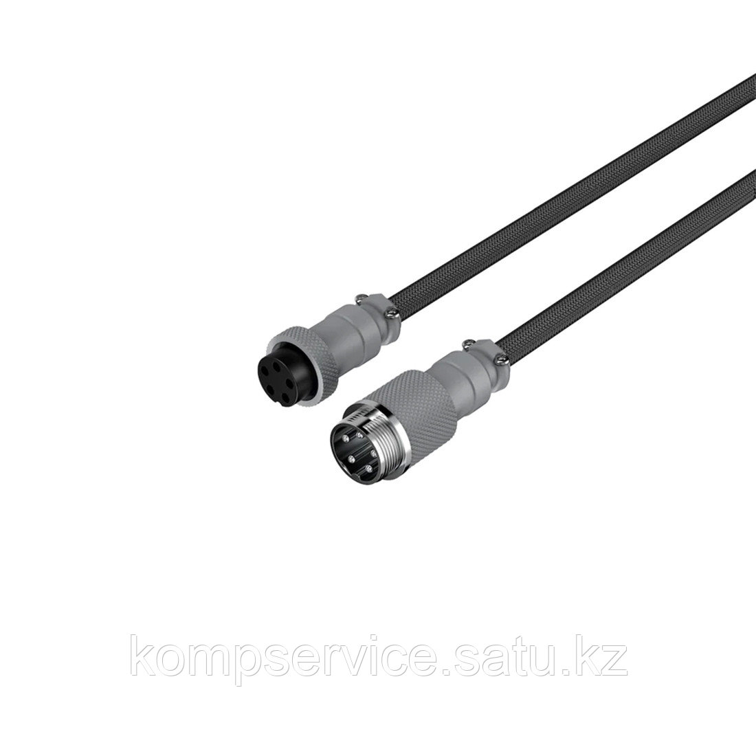 Провод для механической клавиатуры HyperX USB-C Coiled Cable Gray 6J678AA - фото 3 - id-p111664060