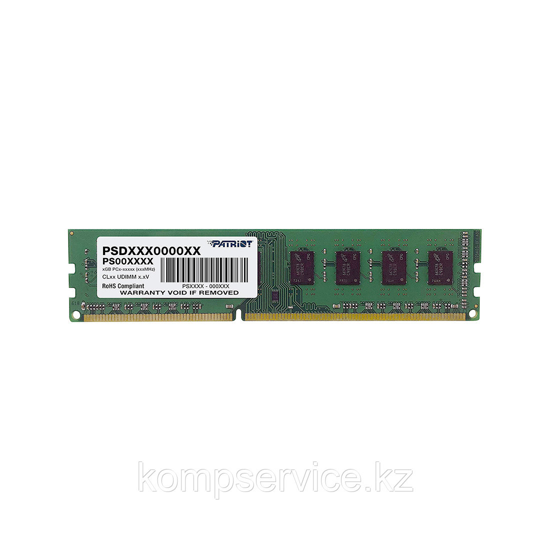 Модуль памяти Patriot Signature PSD34G16002 DDR3 4GB 1600MHz - фото 1 - id-p111664821