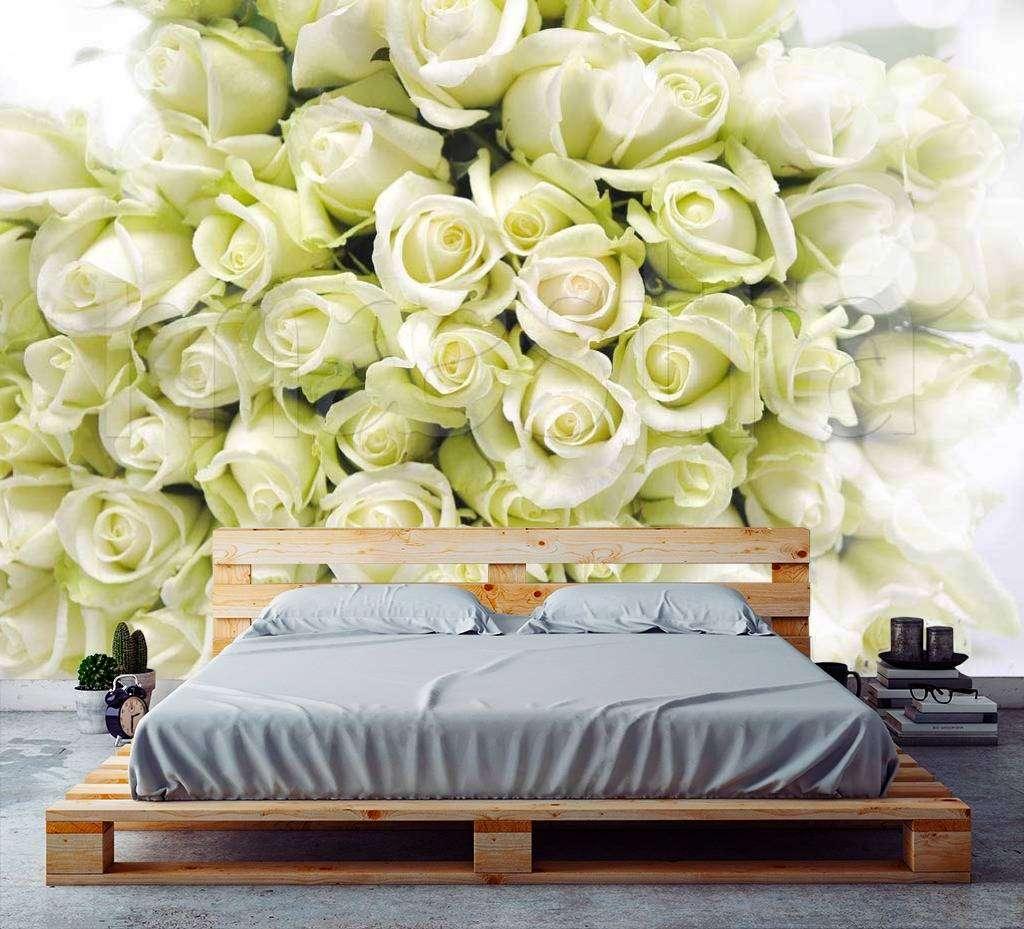 Букет белых красивых роз 10-263 - фото 1 - id-p111668111
