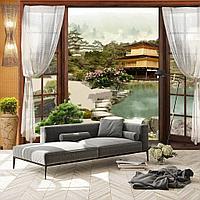 Японский сад за окном 17-0024