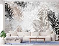 Роспись стен пальмовые листья 9-1709