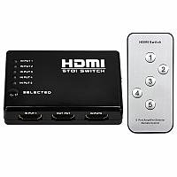 Noname Разветвитель HDMI (сплиттер) 5 входа на 1 выход пульт