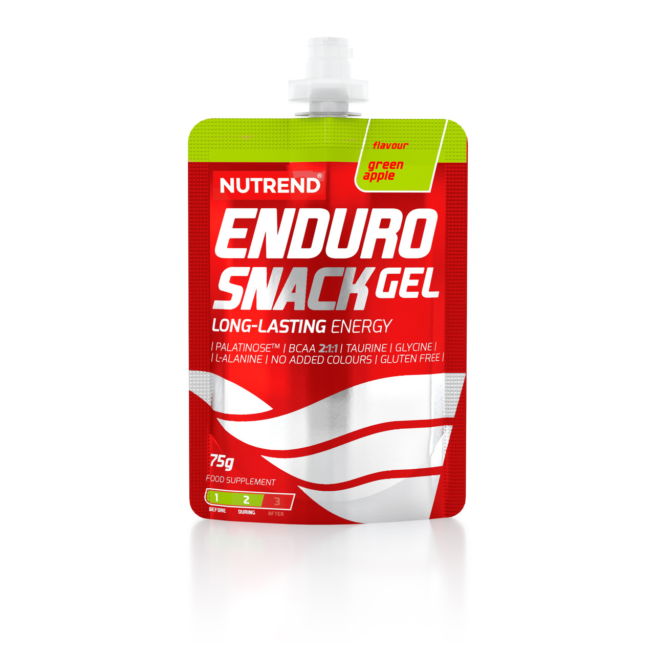 NUTREND Endurosnack Энергетический Гель 75 грамм саше Зеленое яблоко - фото 1 - id-p111674769