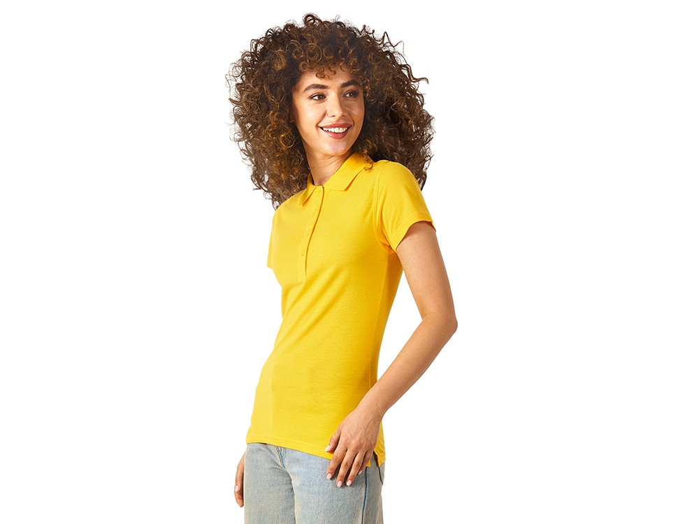 Рубашка поло First женская, золотисто-желтый - фото 2 - id-p60492149
