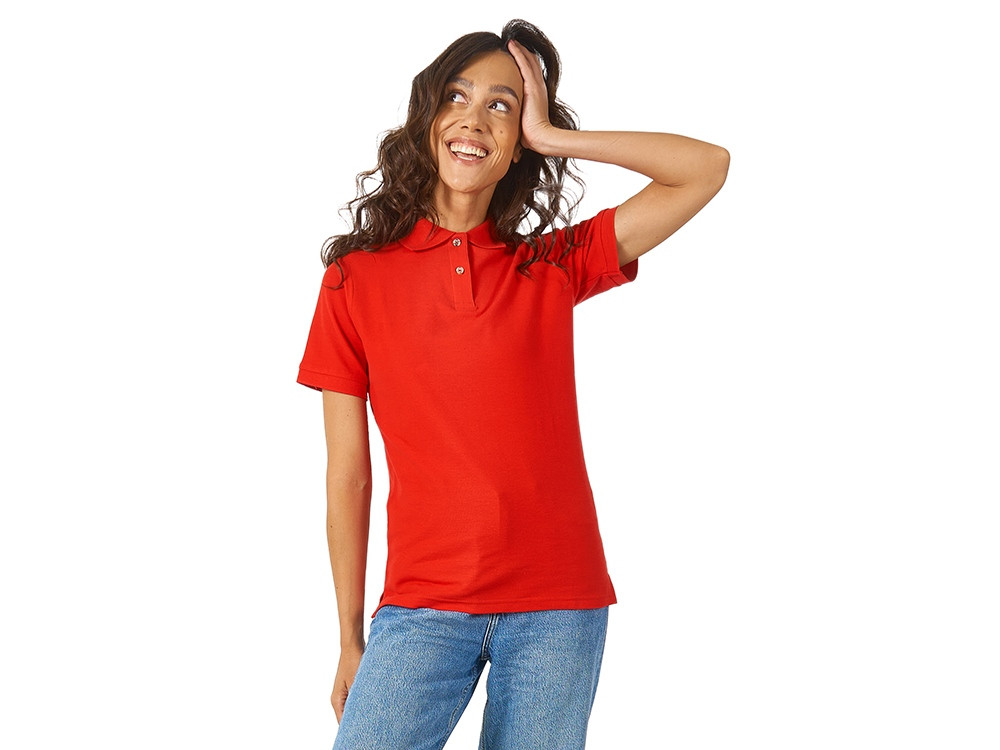 Рубашка поло Boston женская, красный - фото 2 - id-p60492155