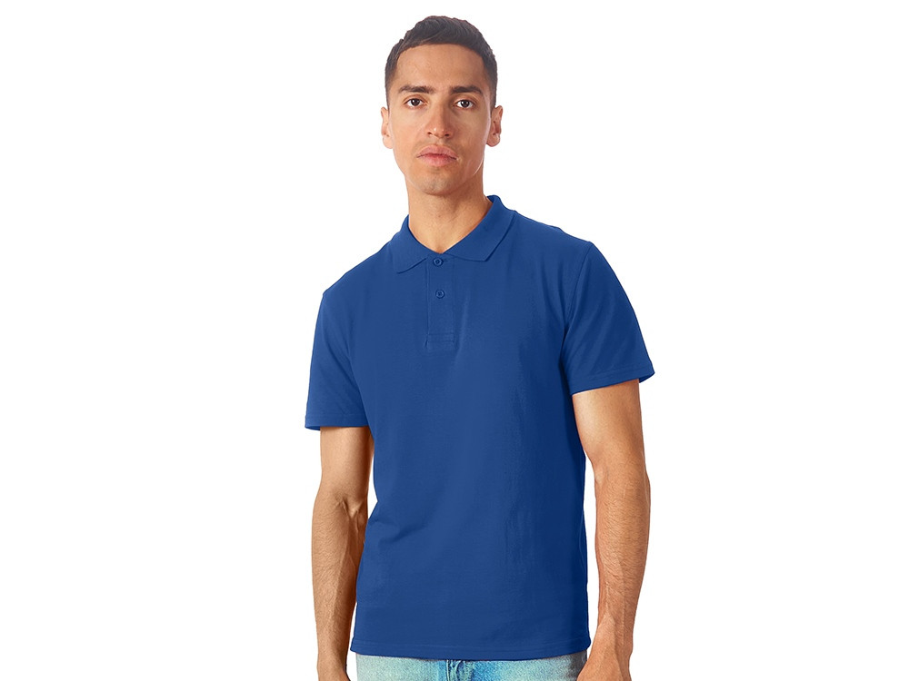 Рубашка поло First мужская, кл. синий - фото 1 - id-p55508081