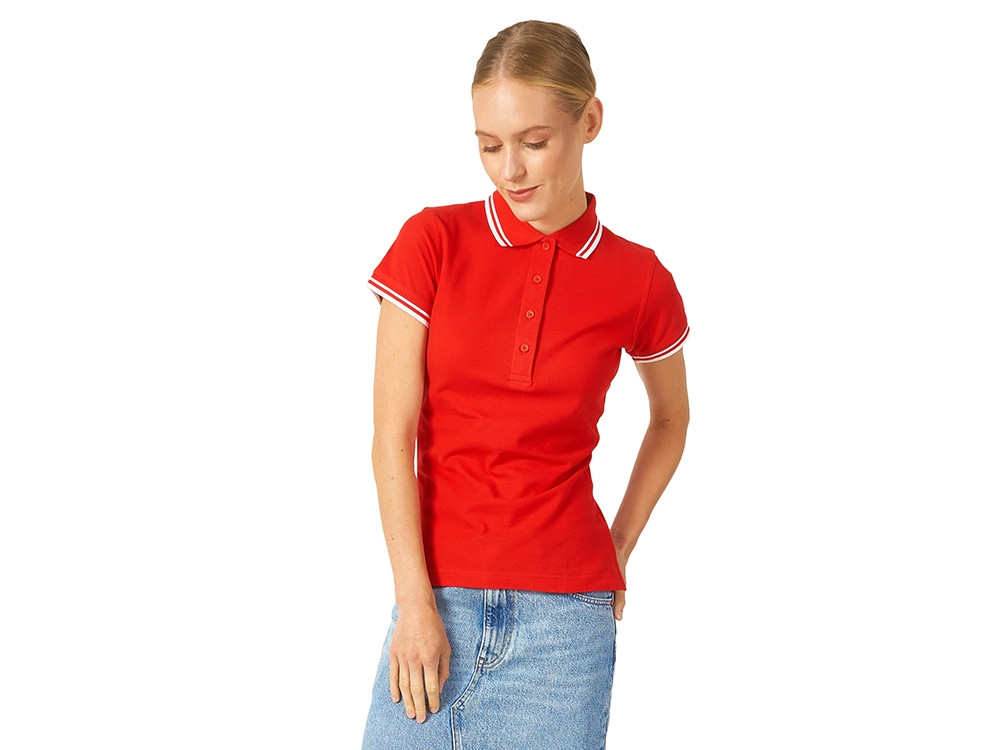 Рубашка поло Erie женская, красный - фото 2 - id-p61861702
