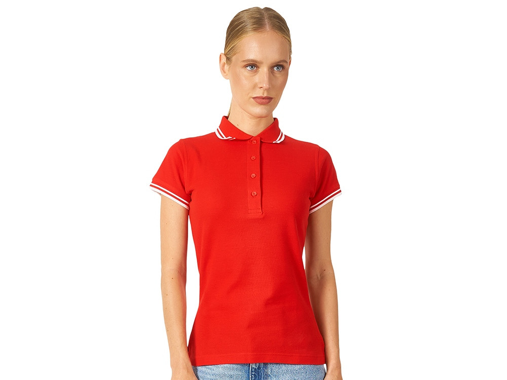 Рубашка поло Erie женская, красный - фото 1 - id-p60492786