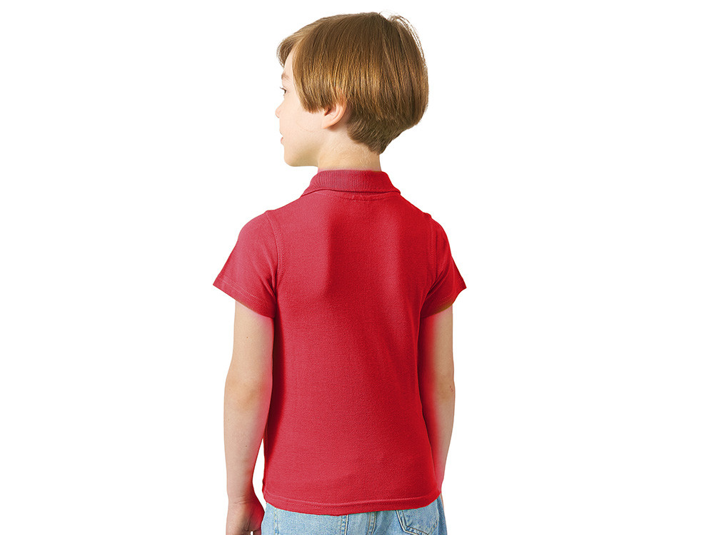 Рубашка поло First детская, красный - фото 2 - id-p87291136