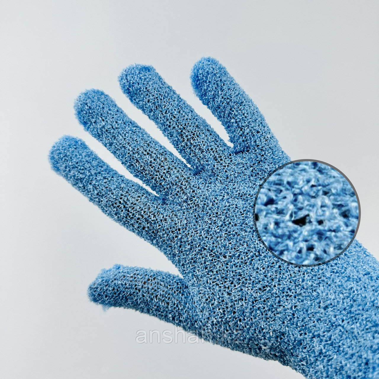 Мочалка-перчатка для пилинга тела, разные цвета - фото 2 - id-p58612465