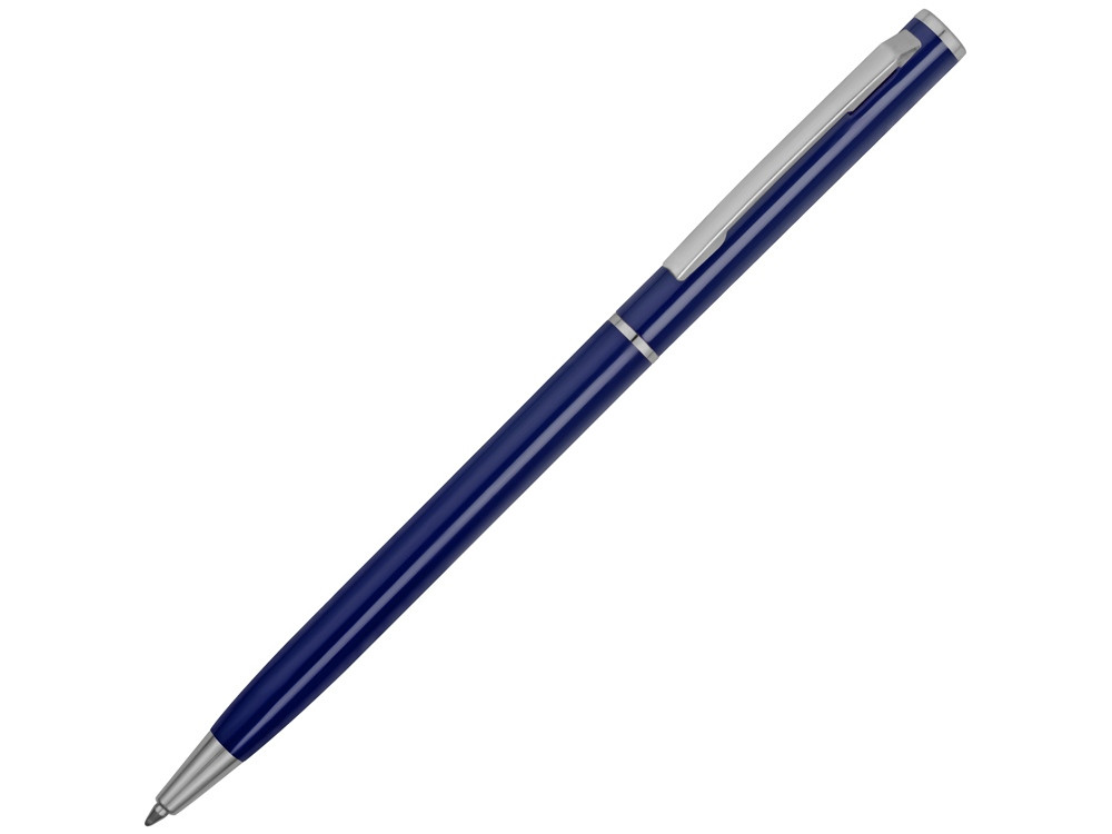 Ручка металлическая шариковая Атриум, ярко-синий - фото 1 - id-p55555033