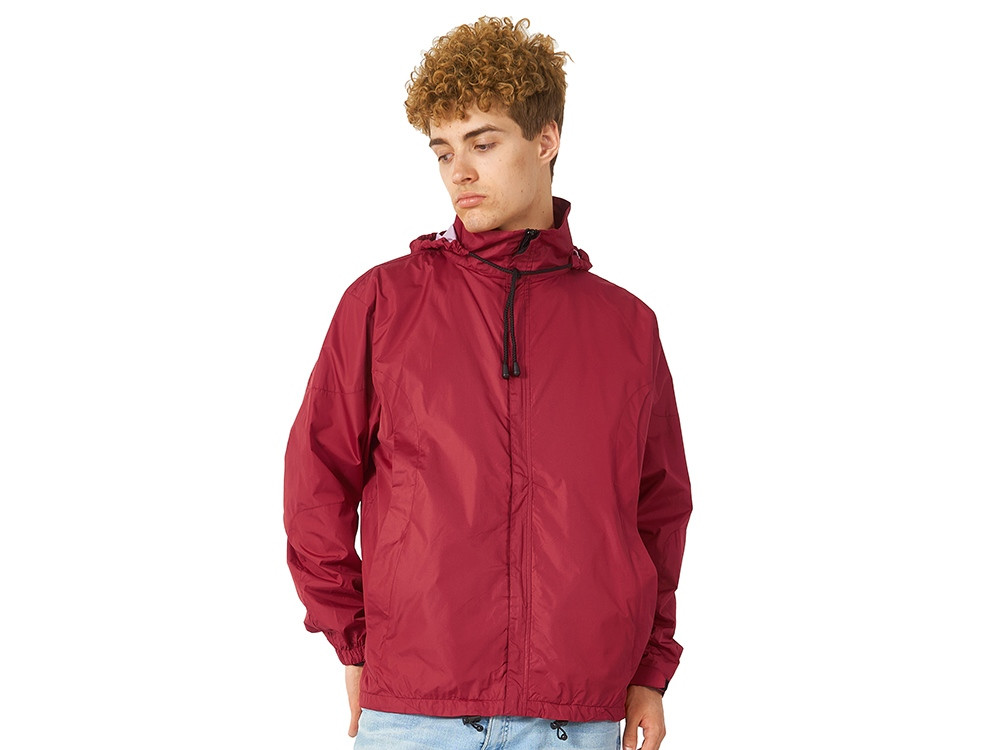Куртка мужская с капюшоном Wind, красный - фото 1 - id-p70027177