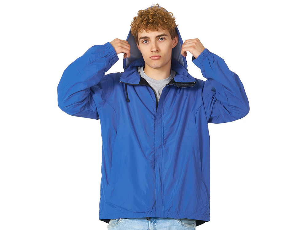 Куртка мужская с капюшоном Wind, кл. синий - фото 2 - id-p70027180