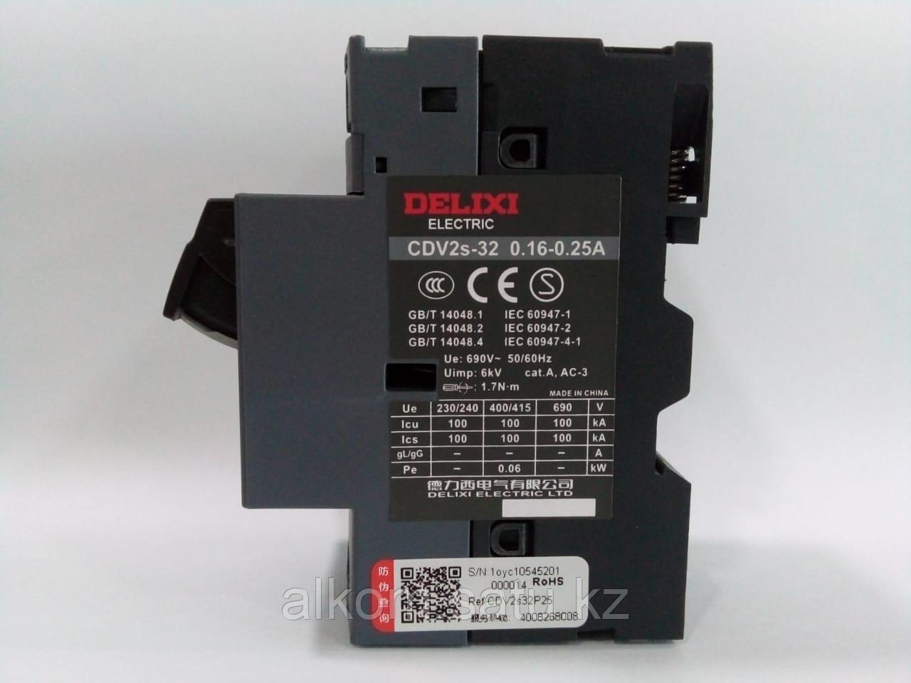 Автоматический выключатель для защиты двигателя CDV2s-320.16 - 0.25ARoHS - фото 2 - id-p111675472